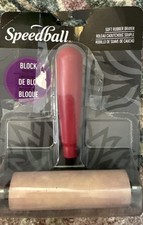 Speedball Soft Rubber Brayer 4 in for Block Printing Scrapbooking Stamping  