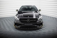 Frontlippe Passend FüR Mercedes-Amg Cla 45 Aero C117 Fl Roter Kern