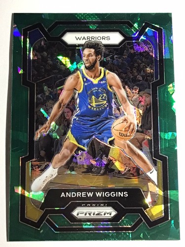 2023-24 Panini PRIZM - Green Ice Prizm - Andrew Wiggins #83 - GS Warriors
