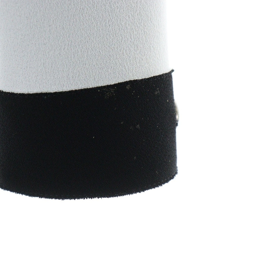 Chanel Coco Mark Button Bicolor Jacket White/Blac… - image 6