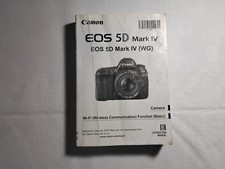 Canon EOS 5D Mark IV Camera Instruction Manual In English