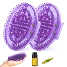 Meridian Brush Massage Body,Beauty Salon Professional Custom Purple