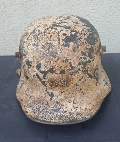 Rare Irish Army Vickers Helmet, Irish Defence Forces, Eire, Ireland Helmet