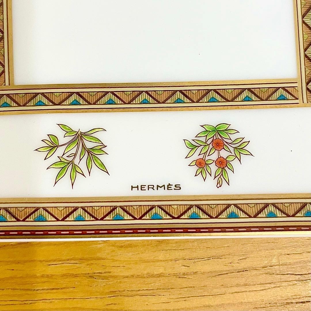 HERMES Cheval d'Orient Square Trinket Tray 11cm Ring Plate | eBay