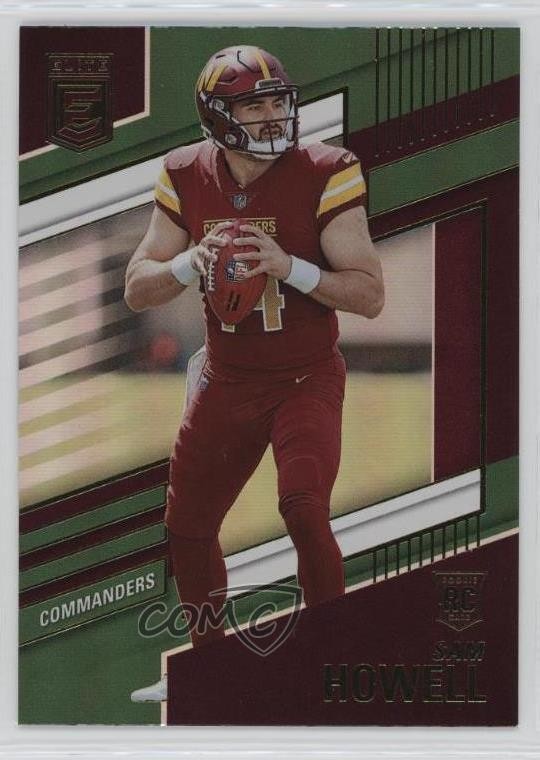 2022 Panini Donruss Elite Rookies Green Sam Howell #104 Rookie RC 13zo