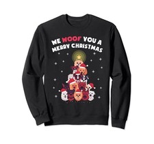 Dog Lover Christmas Surprise Gift for Dog Lovers Christmas Tree Sweatshirtfrom