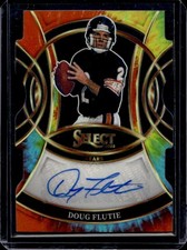 2025 Panini Select Doug Flutie Signatures Tie-Dye Prizm Auto #/25 Bears