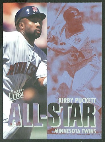 Kirby Puckett #16 1995 Ultra All Stars card