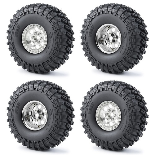 AXSPEED 1.9" Crawler Reifen Tire Tyre 123mm OD & Felge für RC 1:10 Axial Auto - Bild 11 von 16