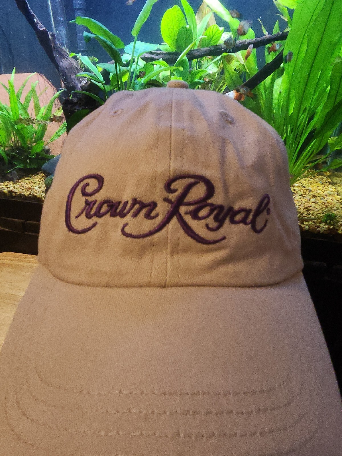 Crown Royal Brown Strapback Adjustable Hat - image 2