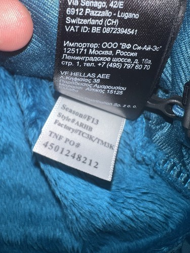 Chaqueta con capucha The North Face azul claro Osito polar cremallera completa para mujer talla XS USADA EN EXCELENTE ESTADO - Imagen 6 de 13