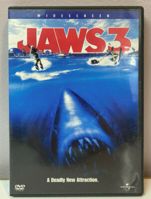Jaws 3 DVD Shark Movie Dennis Quaid Bess Armstrong Louis Gossett Jr Widescreen