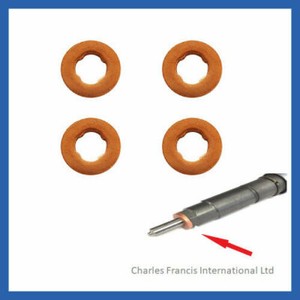Pack of 4 Diesel Injector Washers Seals for Seat Leon Common Rail