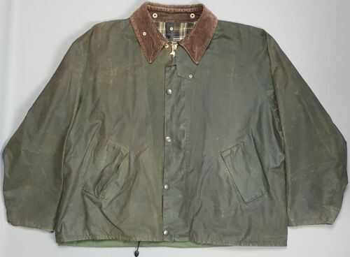 Barbour A210 Transport Wax Jacket Mens C48 XXL Green Vintage - Picture 1 of 10