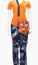 Trendy Chic Women Summer Ankara African Print Trousers Cargo Pants Casualwear