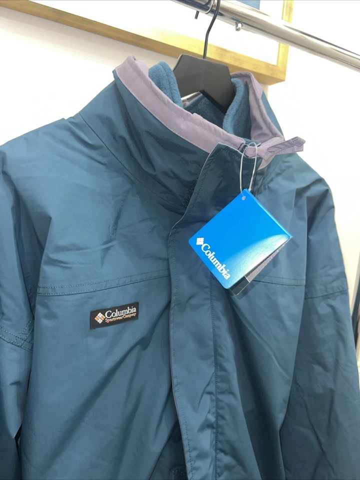 Columbia Bugaboo 1986 Interchange 3-in-1 Jacket Teal/Purple Men's Size XXL - Image 2 of 4
