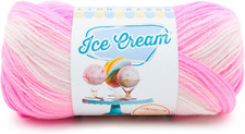  1 Skein  Ice Cream Baby Yarn, Birthday Cake Multicolor