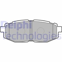 Delphi LP2076 Bremsbelagsatz, Scheibenbremse Passend FüR Subaru Toyota