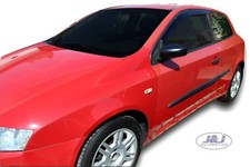 Deflettori Aria Per Fiat Stilo 2001-2007 3-Porte Set 2 Antiturbo Antivento Heko