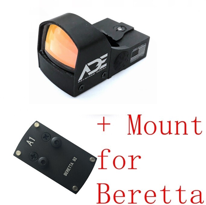 ADE RD3-009 Red Dot + Optic Plate for Beretta M9 22LR/92FS