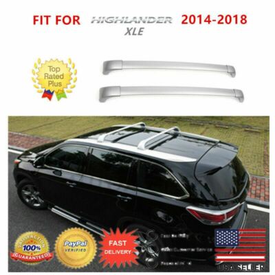 Fit for 14-19 Toyota Highlander XLE Style Roof Rack Cross Bars