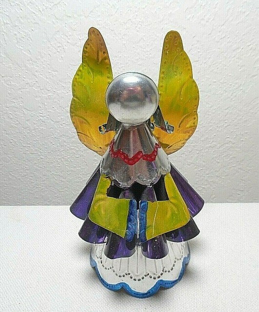 MEXICAN FOLK ART TIN AND METAL ART ANGEL eBay