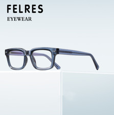 TR90 Square Blue Light Blocking Eyeglasses For Men Classic Retro Glasses Frame