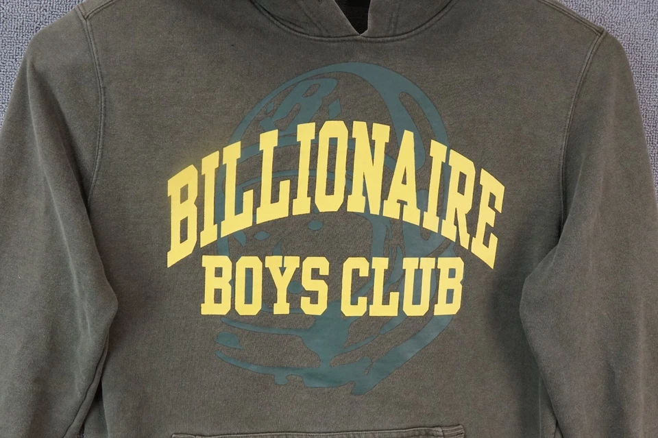 Sudadera con capucha verde Billionaire Boys Club para hombre talla mediana Foto 3 de 4