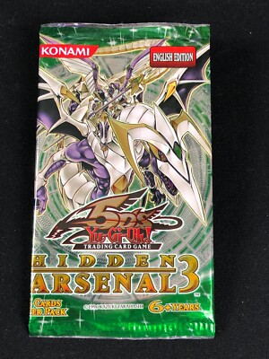 YUGIOH HIDDEN ARSENAL 3 SEALED BOOSTER PACK ENGLISH!