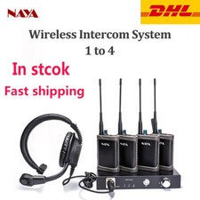 NAYA wireless guide call system HDI-BS180 Wireless Full Duplex Intercom 1 for 4