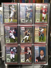 2005 Bowman Chrome Football cards w/ autos, RCs, parallels