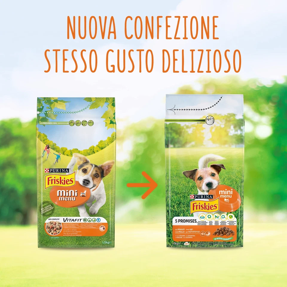 Purina Vitafit Mini Menü <10 kg mit Huhn und Gemüse 6 Packungen mit je 15 kg ... - Bild 2 von 4