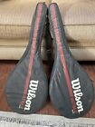 Wilson Ultra 2 Tennis Raquets Braided Graphite And Boron 2 Raquets With Cases