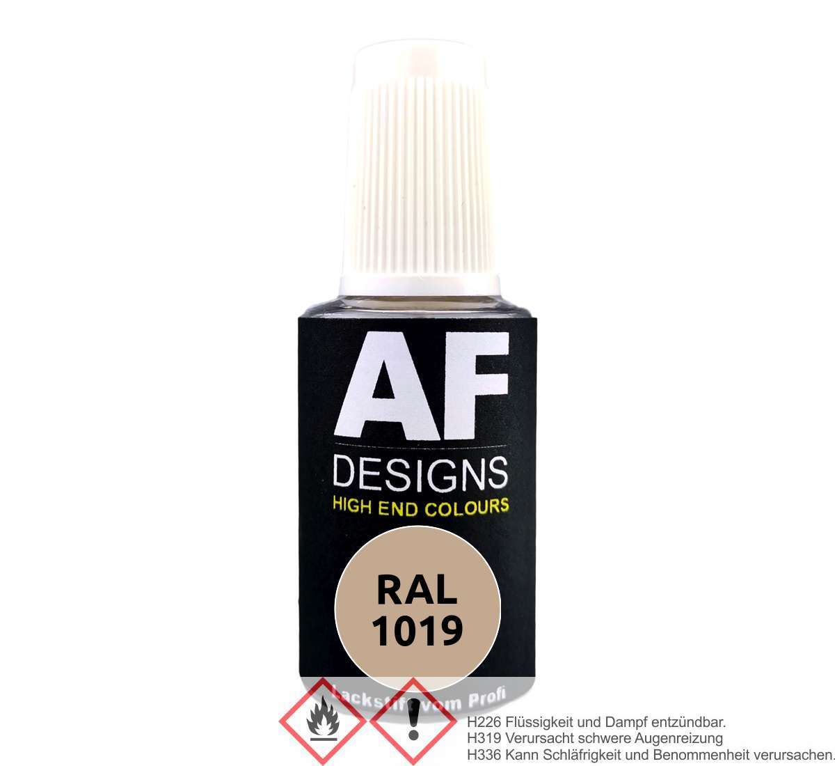 RAL Lackspray RAL1019 Graubeige – Glänzend, Für Metall, Holz & Mehr