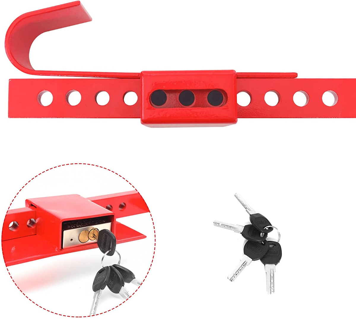 Penn Rim Lock Penn Lock Penn Lock Universal Mailbox Lock Kit With 9 Cams - Fits 90% ...