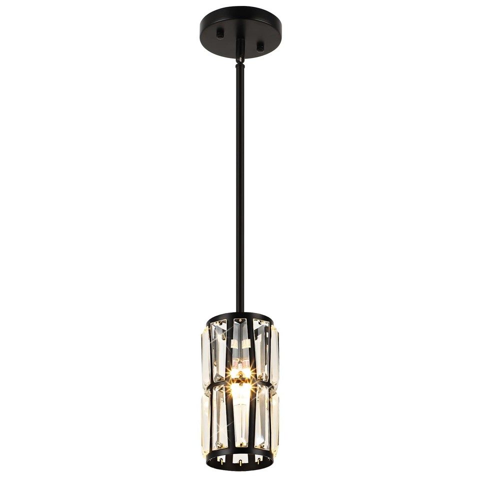 WILON Black Pendant Lights for Kitchen Island Modern Pendant Lighting