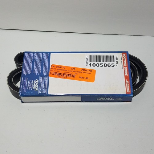 Cinturón serpentino ArmorMark 680K6 negro resistente al calor y la abrasión costillas mecanizadas - Imagen 4 de 4