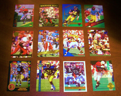 College Footbal Cards 1991 - 1995 NFL Draft Classic Signature Rookies + You Pick
