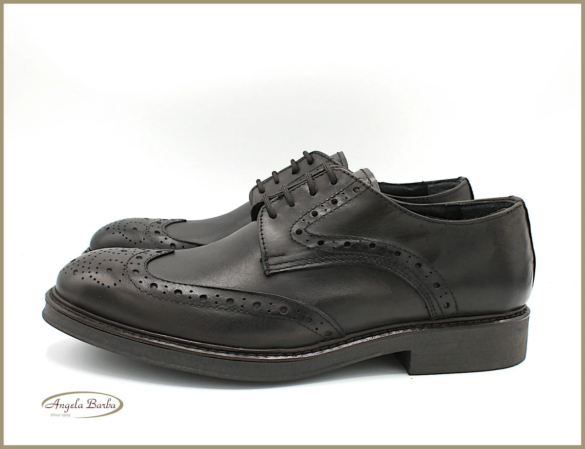 Men s Shoes Leather Elegant Classic Derby Oxford English Italy