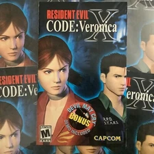 Resident Evil: Code Veronica X DMC PS2 PlayStation 2 Instruction Manual Only