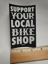 BTI Support Your Local Bike Shop - MTB Road Tri Race Ride Bicycle Sticker Decal