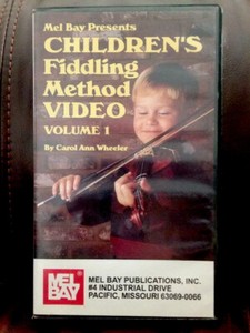 RARE VHS TAPE: Mel Bay Fiddling Method Carol Ann Wheeler LESSONS FIDDLE