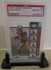 2005 UD Rookie Premier Alex Smith #2 PSA 10 GEM MINT