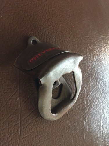 Chevrolet Bottle Opener CHEVY HOTROD Car Truck Auto Metal Rust Camaro Corvette - Picture 3 of 12