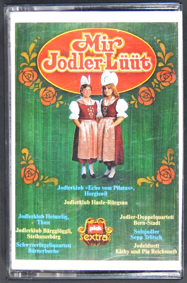 LOT OF 3 SWISS FOLKLORE MUSIC CASSETTE TAPES 1980s MIR JODLER-LUUT BI US DAHEIMA Foto 3 de 4