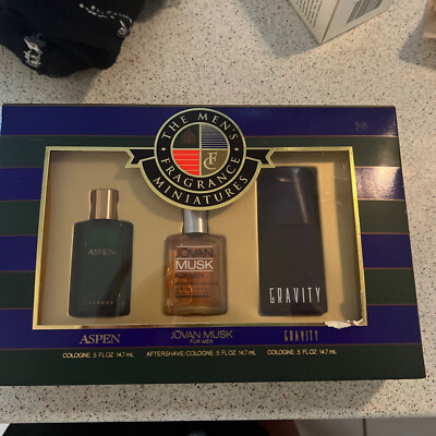 Set Men's Fragrance Minatures, Aspen, Jovan Musk, Gravity, PCS  (HYA-442*K)