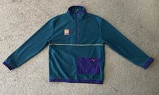 Adidas Men  s Trefoil 1/4 Zip Pullover Fleece Medium