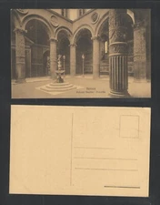 1910s FIRENZE PALAZZO VECCHIO IL CORTILE FLORENCE ITALY POSTCARD
