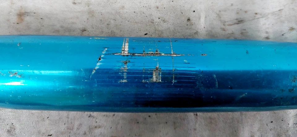 Manillar GT Karakorum MTB Anodizado Azul Barra Plana 56 cm Híbrido Retro ¡Envío a EE. UU.! Foto 4 de 4