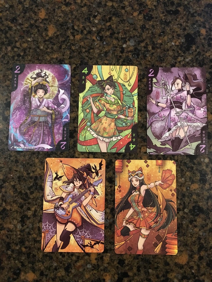 Buy Hanamikoji / 5 Promo Cards / Rare Exclusive Playmat / Board